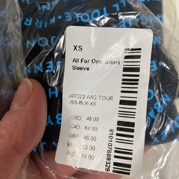 NWT Peloton T-Shirt AFO All For One. Size XSmall - Picture 4 of 4